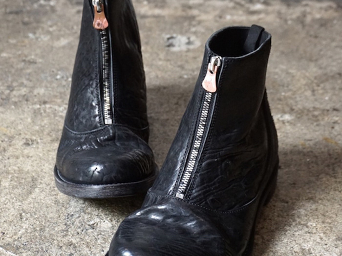 ZIP UP BOOTS HORSE BUTT LEATHER