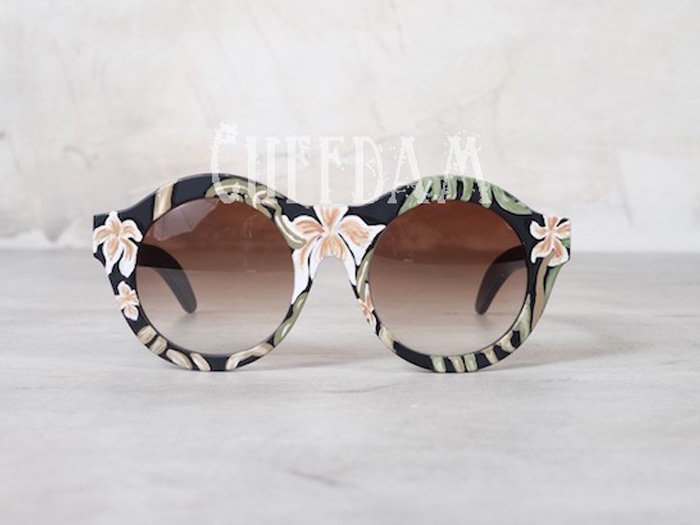 SUN GLASSES   F&C BROWN
