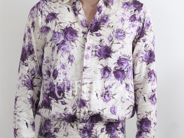 open collar shirt