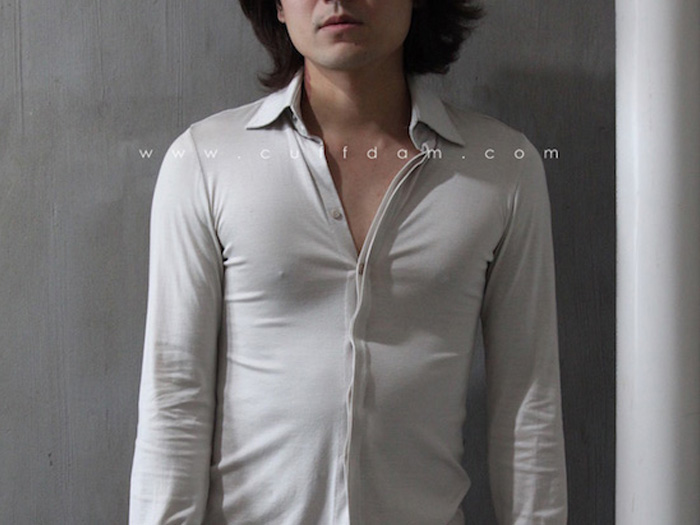 long-sleeves shirt beige