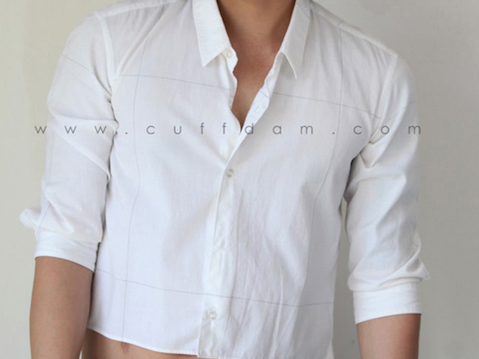 half sleeves short shirt white cotton