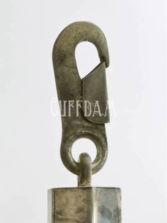 BIG QUARTZ CLIP SILVER925//RUTILATED QURTZ MADE IN FRANCE