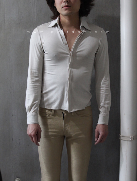 long-sleeves shirt beige