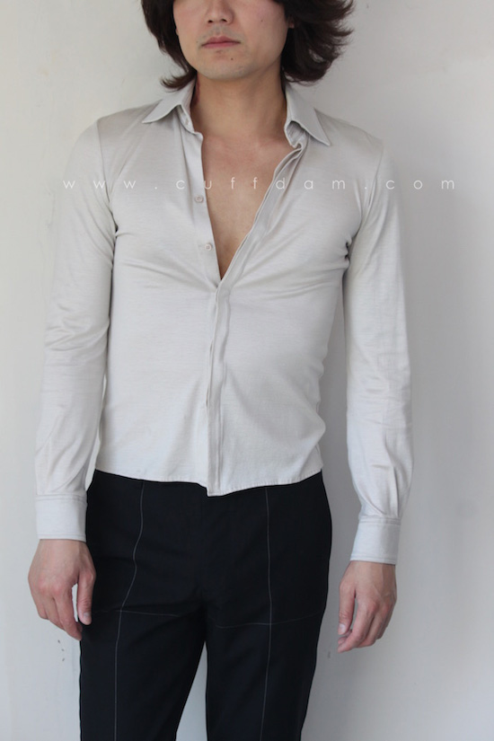 long-sleeves shirt beige2