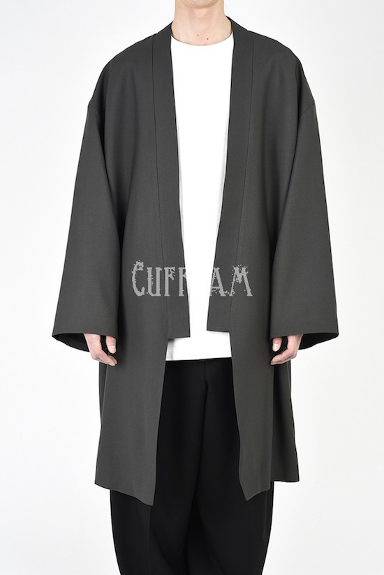 KIMONO LONG JACKET  WOOL GABARDINE 100%6