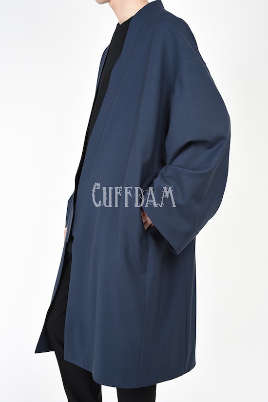 KIMONO LONG JACKET  WOOL GABARDINE 100%2