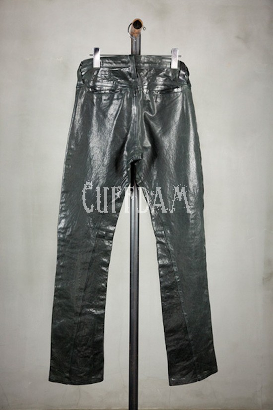 ITALY DOUBLE SHOULDER LEATHER GARMENT DYED