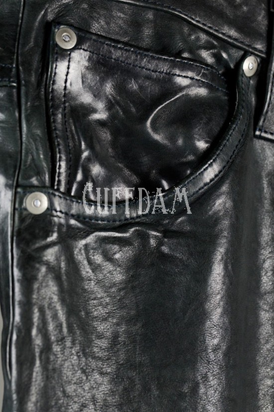 ITALY DOUBLE SHOULDER LEATHER GARMENT DYED2