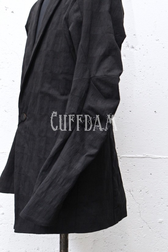 Jacket Crazy Jacquard.  Black.