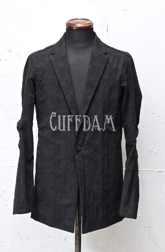 Jacket Crazy Jacquard.  Black.