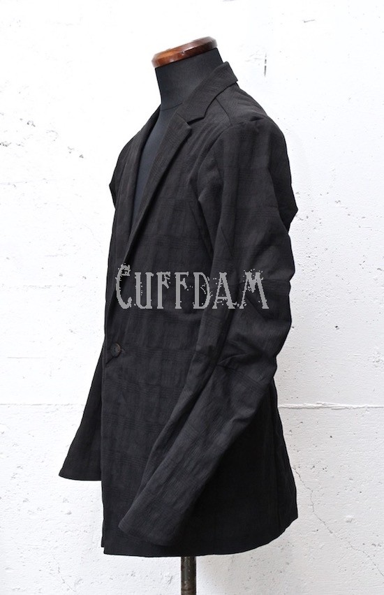 Jacket Crazy Jacquard.  Black.